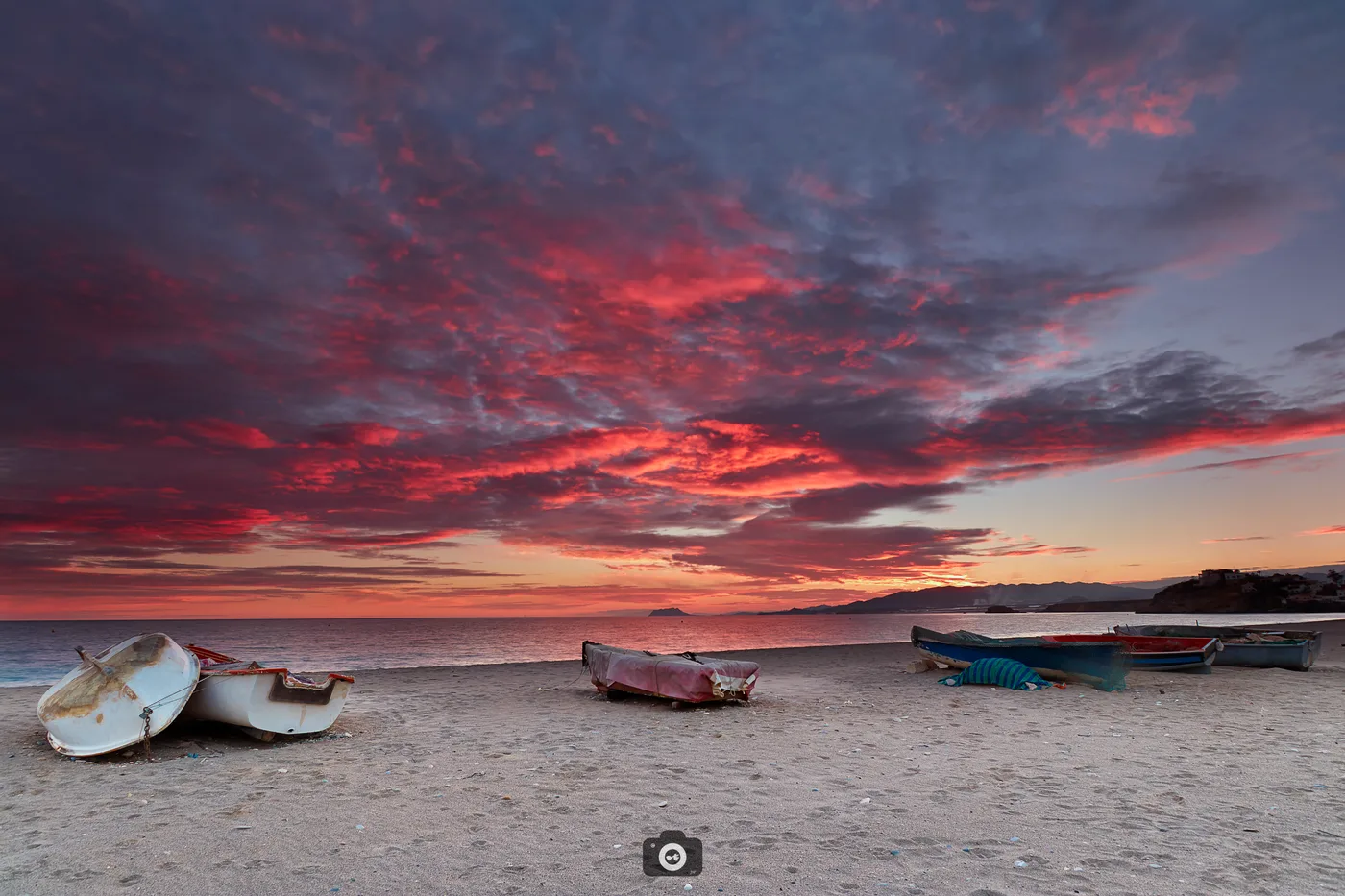Barcas de Bolnuevo · Playa de Bolnuevo, Mazarrón, Murcia