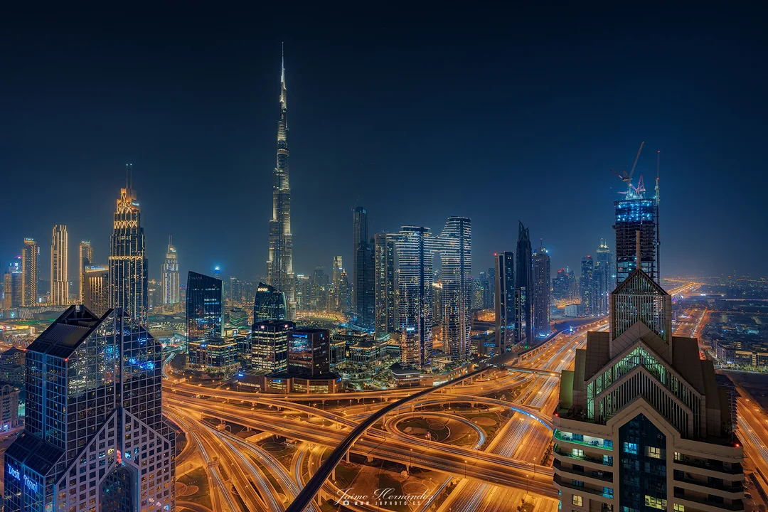 La noche en Dubai · Dubái