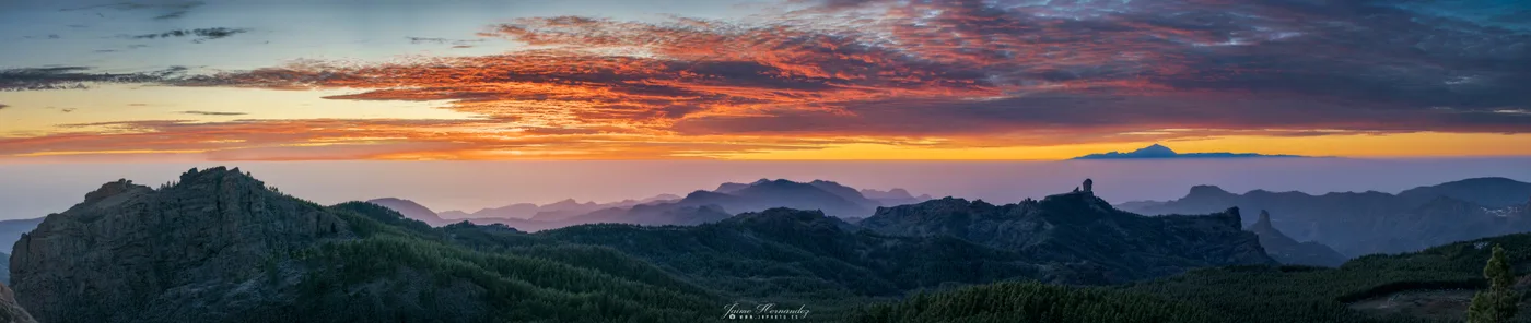Panorámica del Roque Nublo · Tejeda, Gran Canaria