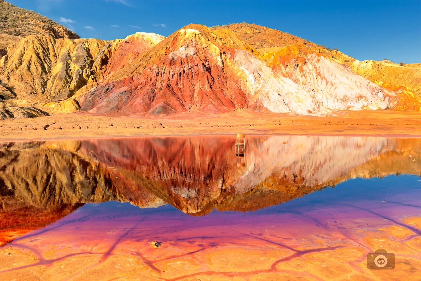 Reflejo de las minas · Minas de Mazarrón, Mazarrón, Murcia